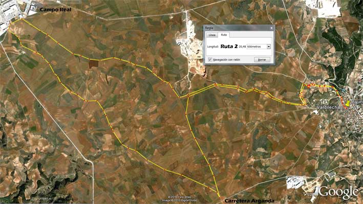 Recorrido 2 - 22 km