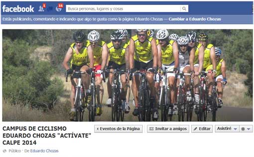 Facebook Campus de Ciclismo Calpe 2014