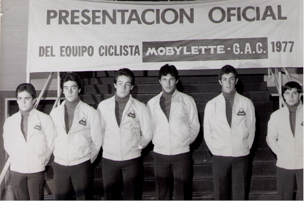Eduardo Chozas, 1977 Equipo juvenil Mobylette GAC (16-17 años)