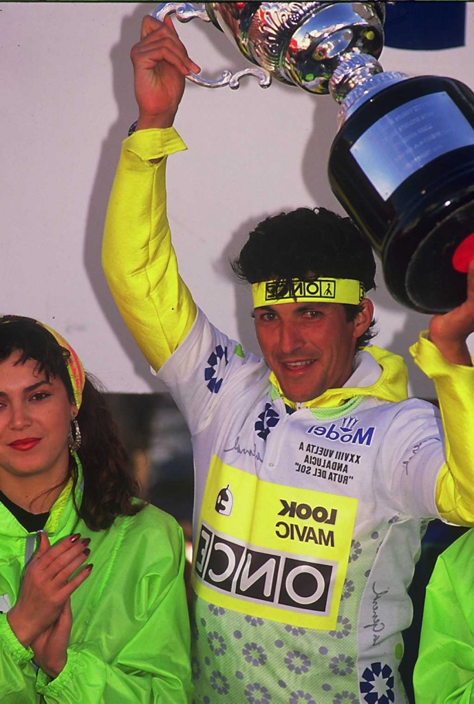 Eduardo Chozas vencedor de la Vuelta a Andalucía 1983 y 1990 (foto 1990)