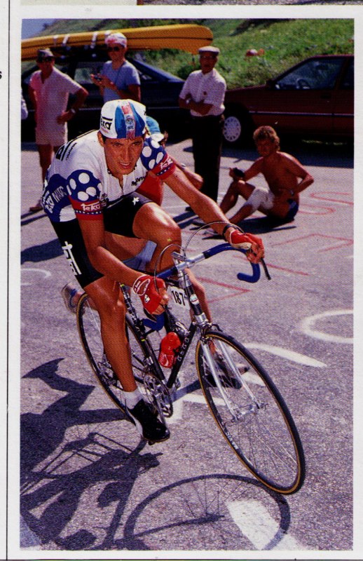 Etapa con final en el Col du Granon, Tour de Francia 1986