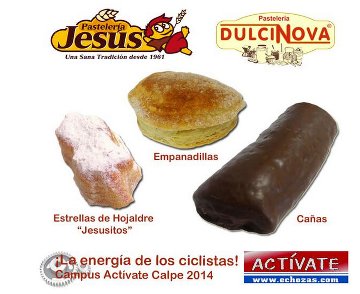 La empresa Productos Jesús y Dulcinova aporta la energía y el sabor del avituallamiento del Circuito Actívate